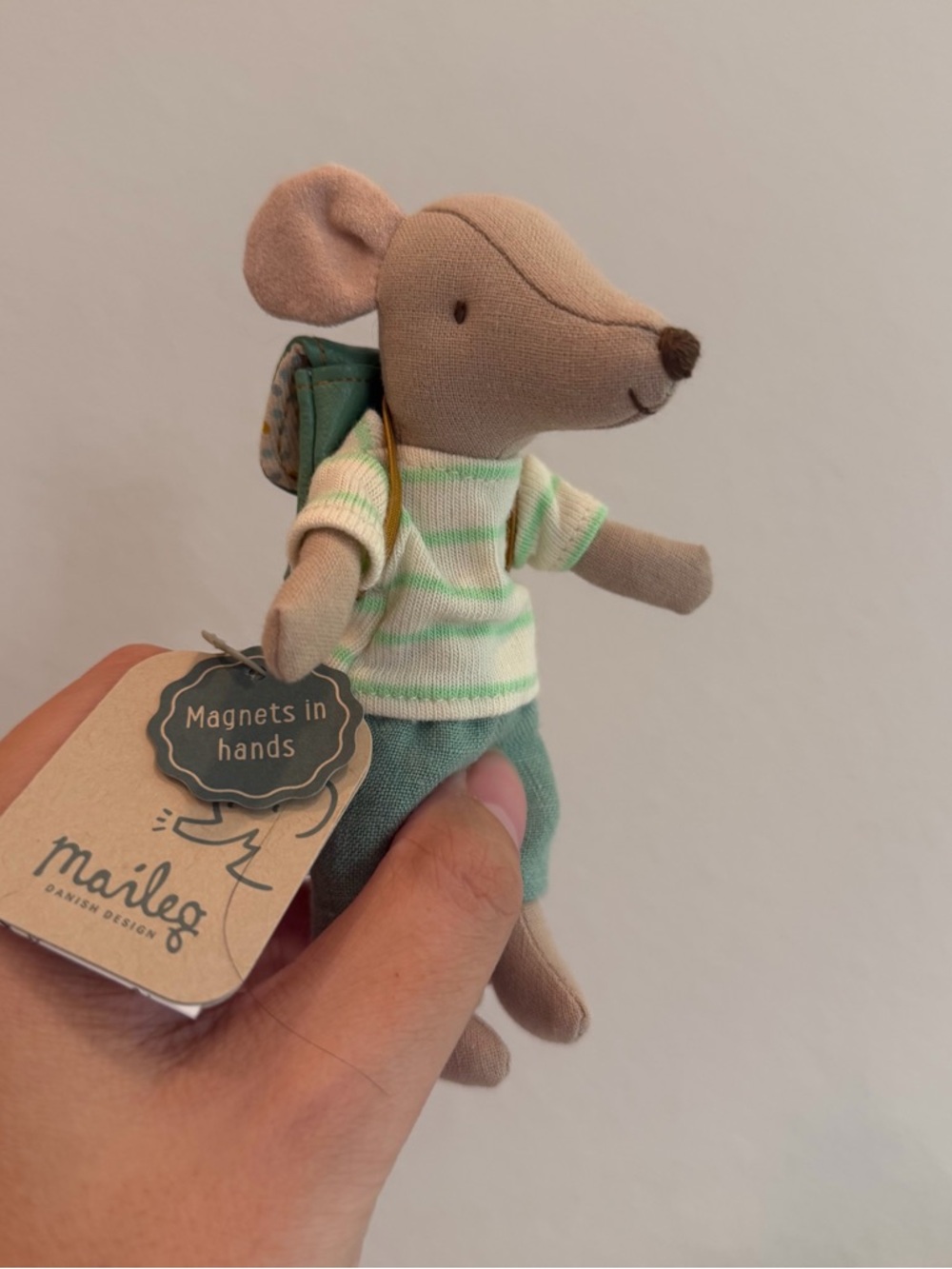 Maileg Tricycle Mouse, Big Brother - Mint